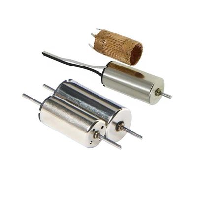เครื่องยนต์ไฟฟ้าขนาดเล็ก 8 มิลลิเมตรที่กําหนดเอง 0.3mNm 8620rpm 12V DC Carbon Brush DC Motor
