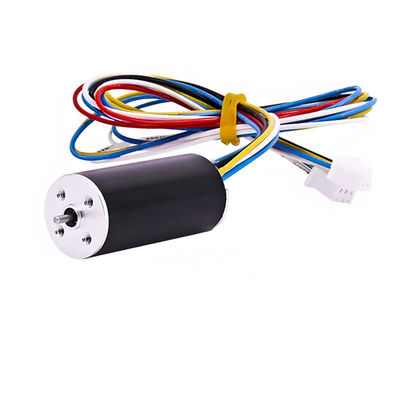 มอเตอร์ BLDC ขนาด 20 มม มอเตอร์ไร้สล็อต 12V ถึง 36V 13W 20W 18880rpm มอเตอร์ไร้แปรงที่สามารถปรับแต่งได้