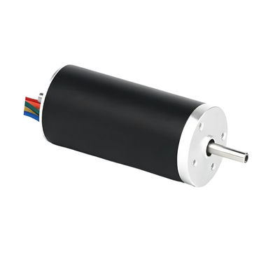 มอเตอร์ 24 มมไร้เซนเซอร์ไร้แปรง 12V ถึง 48V มอเตอร์ BLDC ไร้แกน 40W 14150 rpm ปรับแต่ง
