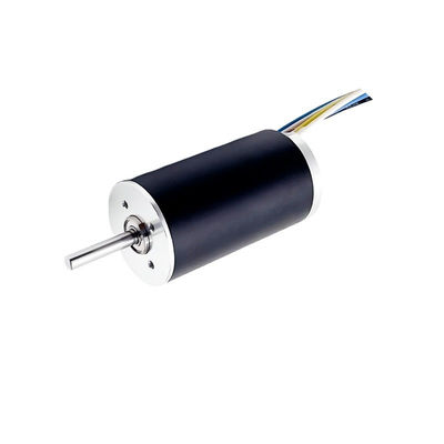 ความเร็วสูงและเร่ง เครื่องยนต์ไฟฟ้า DC ไม่มีแปรง 28mm 48V 80W 8275rpm
