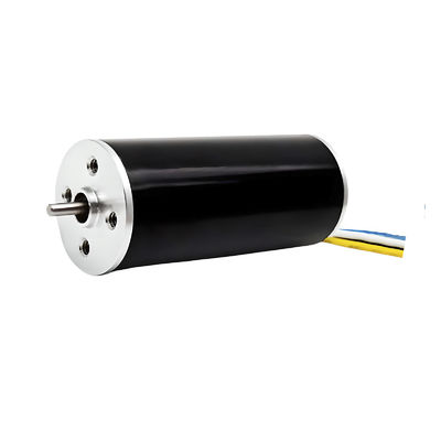 มอเตอร์ BLDC 32 มิลลิเมตรที่ไม่มีสล็อต 12V ถึง 48V มอเตอร์ไฟฟ้าที่ไม่มีแปรง 75W 6095 rpm ปรับแต่ง