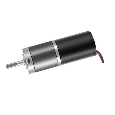 มอเตอร์เกียร์ไร้แปรง 36 มม มอเตอร์เกียร์ DC 12 วอท พร้อม Encoder 6000mNm 1.6 RPM ถึง 1958RPM ปรับแต่ง