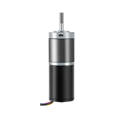มอเตอร์เกียร์ไร้แปรง 36 มม มอเตอร์เกียร์ DC 12 วอท พร้อม Encoder 6000mNm 1.6 RPM ถึง 1958RPM ปรับแต่ง