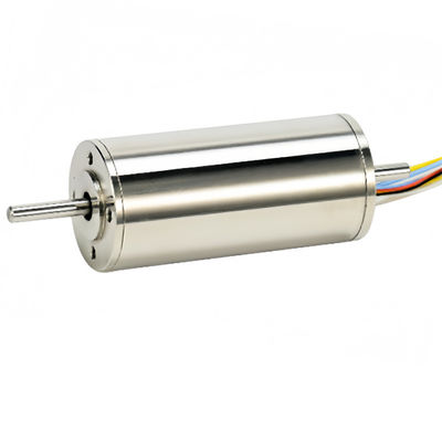 มอเตอร์ไร้สล็อตไร้แปรง 28 มม 202W 27605RPM 70mN.m 24V 48V