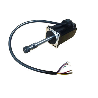 มอเตอร์ไร้แปรง 60 มิลลิเมตรแบบกําหนดเอง 250W NEMA 24 BLDC มอเตอร์ 48V 11000rpm 0.22N.m สําหรับเครื่อง CNC เครื่องฉลาก