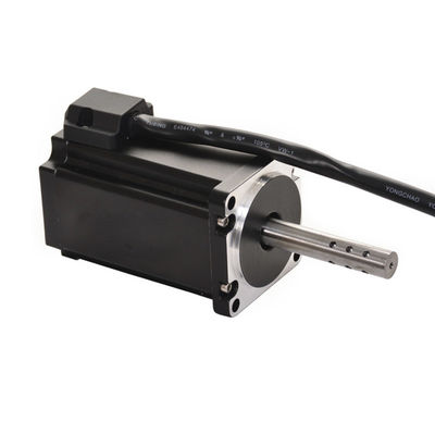 มอเตอร์ไร้แปรง 60 มิลลิเมตรแบบกําหนดเอง 250W NEMA 24 BLDC มอเตอร์ 48V 11000rpm 0.22N.m สําหรับเครื่อง CNC เครื่องฉลาก