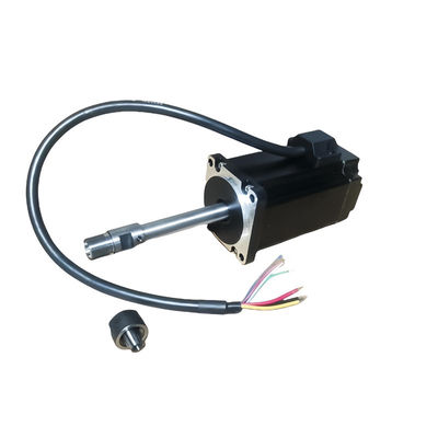 มอเตอร์ไร้แปรง 60 มิลลิเมตรแบบกําหนดเอง 250W NEMA 24 BLDC มอเตอร์ 48V 11000rpm 0.22N.m สําหรับเครื่อง CNC เครื่องฉลาก