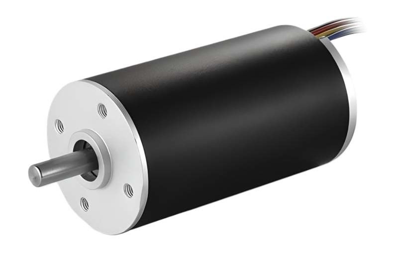 การทํางานเรียบร้อย 36 มม Coreless Brushless มอเตอร์ 48V Zero Cogging 84W 8083rpm