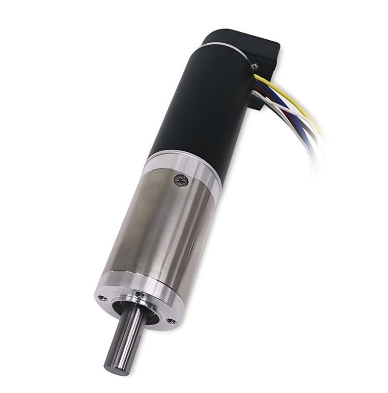 มอเตอร์เกียร์ดีซีไร้แปรง 42 มม มอเตอร์เกียร์ BLDC 12V 10000mNm 1503RPM ปรับแต่ง