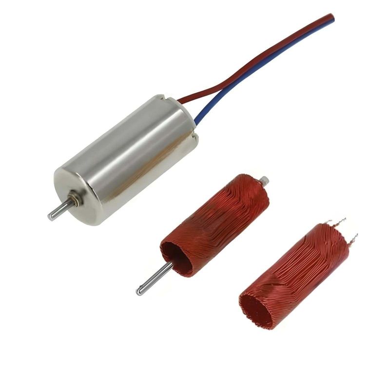 มอเตอร์ Brushed DC ความเร็วสูง 8mm 0.3mNm 8620rpm 2.4V การทํางานที่มั่นคง