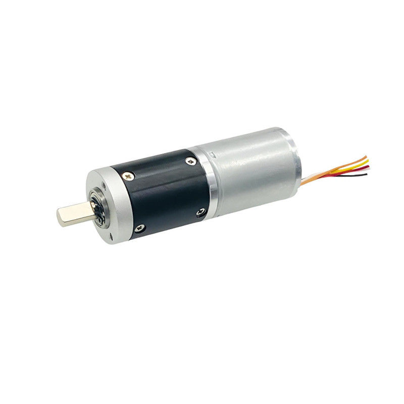 24 มม มินิดีซีเกียร์มอเตอร์ 12V ถึง 48V มอเตอร์ดีซีไร้แปรง 1500mNm 6.8RPM ถึง 4099RPM ปรับแต่ง