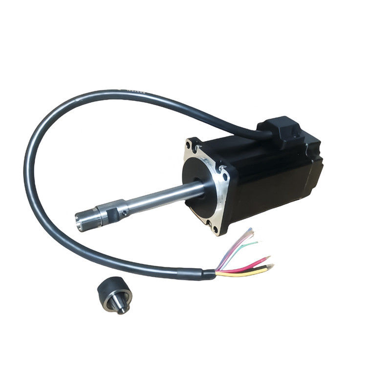 มอเตอร์ไร้แปรง 60 มิลลิเมตรแบบกําหนดเอง 250W NEMA 24 BLDC มอเตอร์ 48V 11000rpm 0.22N.m สําหรับเครื่อง CNC เครื่องฉลาก